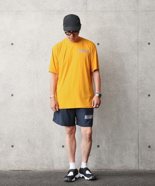 MILITARY（ミリタリー）の「新品 米軍 U.S.NAVY NB社製 フィジカル トレーニング Tシャツ（Tシャツ/カットソー・メンズ・イエロー・S/M/L/XL）」の6枚目の写真