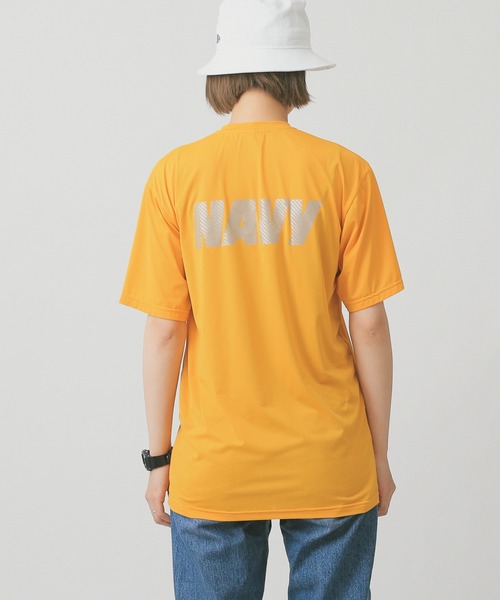 MILITARY（ミリタリー）の「新品 米軍 U.S.NAVY NB社製 フィジカル トレーニング Tシャツ（Tシャツ/カットソー・メンズ・イエロー・S/M/L/XL）」の17枚目の写真