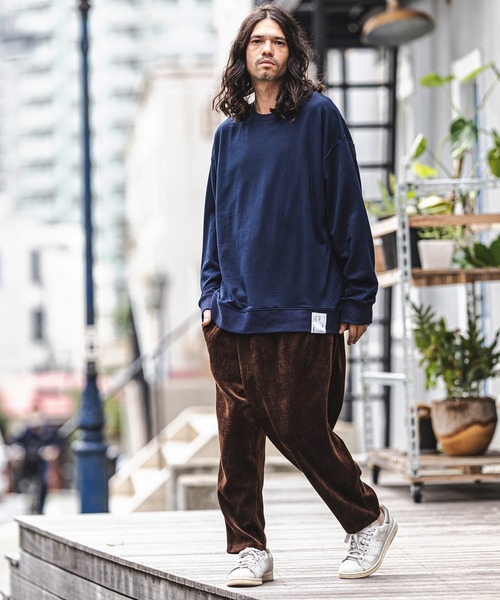 CAMBIO(カンビオ)の「mp9301-Rib Fabric Cutting Sarrouel Pants パンツ(その他パンツ・メンズ・グリーン/ブラック/ブラウン・L/S/M)」の11枚目の写真