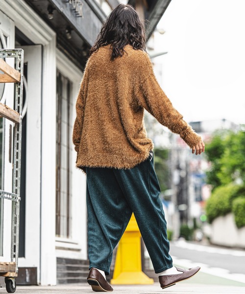 CAMBIO(カンビオ)の「mp9301-Rib Fabric Cutting Sarrouel Pants パンツ(その他パンツ・メンズ・グリーン/ブラック/ブラウン・L/S/M)」の14枚目の写真