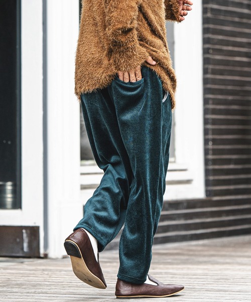 CAMBIO(カンビオ)の「mp9301-Rib Fabric Cutting Sarrouel Pants パンツ(その他パンツ・メンズ・グリーン/ブラック/ブラウン・L/S/M)」の15枚目の写真