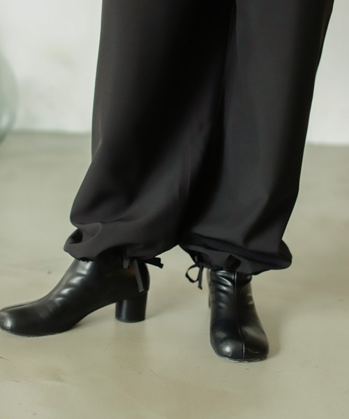 Birthday room（バースデイルーム）の「2wayでスタイリング幅をアップ。アーミーサロペットパンツ（サロペット/オーバーオール・レディース・ブラック/カーキ/オレンジ・FREE）」の18枚目の写真