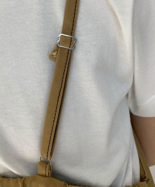 BROOKLYN OVERALL（ブルックリンオーバーオール）の「強撚オックスマキシキャミワンピース（ワンピース・レディース・ベージュ/ネイビー・FREE）」の17枚目の写真