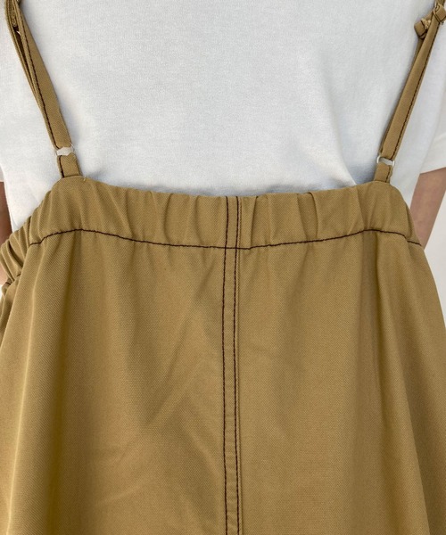 BROOKLYN OVERALL（ブルックリンオーバーオール）の「強撚オックスマキシキャミワンピース（ワンピース・レディース・ベージュ/ネイビー・FREE）」の18枚目の写真