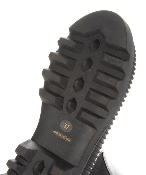 enchanted（エンチャンテッド）の「《晴雨兼用》タンクラヴァーソールチェルシーレインブーツ（レインシューズ・レディース・ライトグレー/ブラック/ブラック系その他・LL/S/M/L）」の8枚目の写真