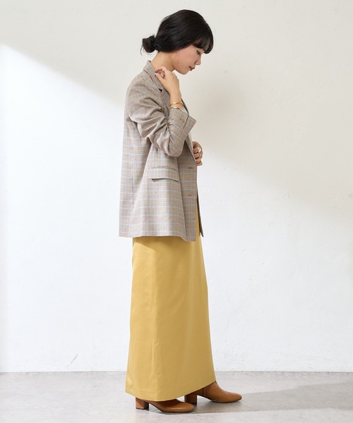 SHENERY（シーナリー）の「チェックダブルジャケット（テーラードジャケット・レディース・ベージュ・FREE）」の12枚目の写真