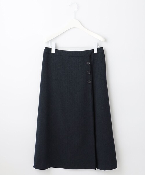 J.PRESS Ladies(J.プレス レディス)の「【洗える】LANATECヘリンボン スカート(スカート・レディース・グレー系/ネイビー系・S/XS/XXS)」の5枚目の写真