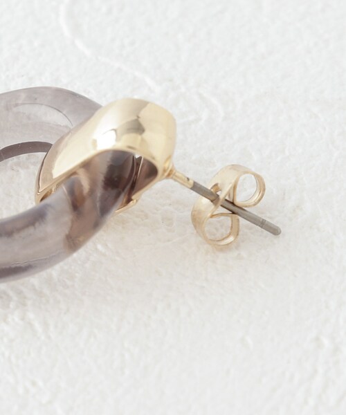 OPAQUE.CLIP（オペークドットクリップ）の「◆カラーリングピアス（ピアス（両耳用）・レディース・グレー/グリーン・00）」の6枚目の写真