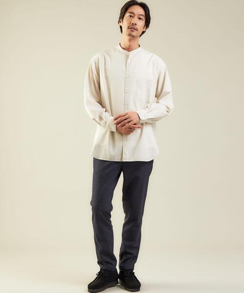 green label relaxing（グリーンレーベルリラクシング）の「OLT TWサージ NP 9分丈 ナロー ユーティリティー パンツ -ウォッシャブル・ストレッチ-（その他パンツ・メンズ・ダークグレー/ネイビー/その他1/モカ・S/XL/M/L）」の15枚目の写真