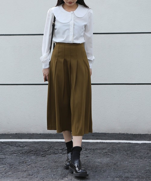 MAISON DE THERESE（メゾン ド テレーズ）の「丸襟シャツ（シャツ/ブラウス・レディース・ホワイト・SMALL/MEDIUM/LARGE）」の10枚目の写真
