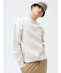 GAP | オーバーサイズ エンブロイダリー ミニアーチ クルー(スウェット)