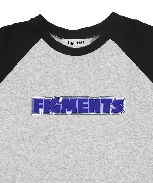 Figments（フィグメンツ）の「コミックロゴラグランTシャツ（Tシャツ/カットソー・レディース・ブルー/グリーン/レッド・MEDIUM/SMALL）」の5枚目の写真