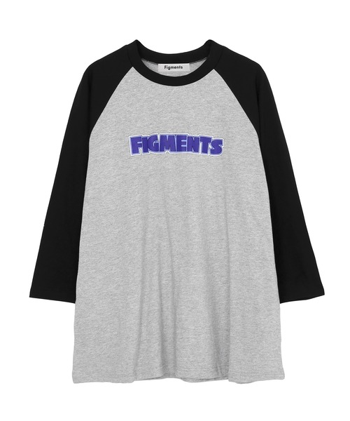 Figments（フィグメンツ）の「コミックロゴラグランTシャツ（Tシャツ/カットソー・レディース・ブルー/グリーン/レッド・MEDIUM/SMALL）」の13枚目の写真