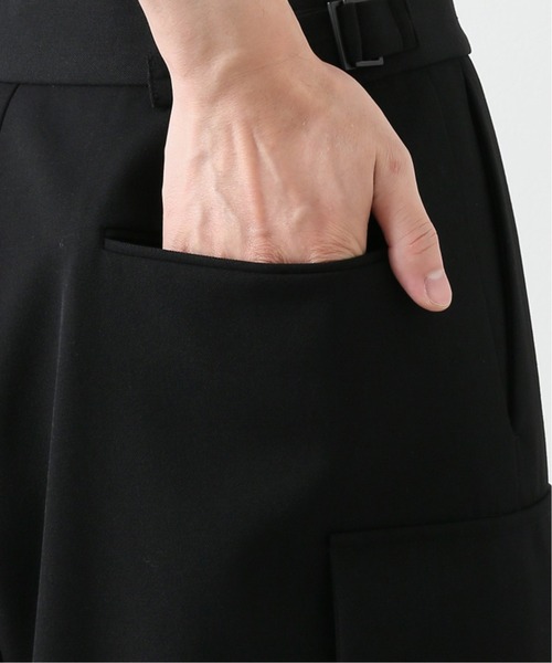 ATON（エイトン）の「【ATON / エイトン】BACK SATIN FIELD CARGO パンツ（カーゴパンツ・メンズ・ブラック・FREE）」の8枚目の写真