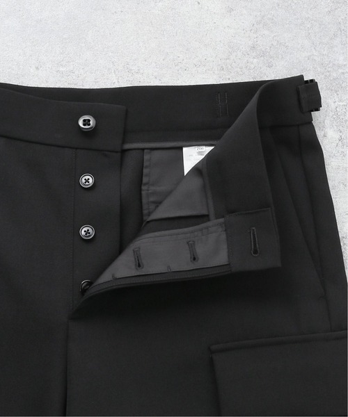 ATON（エイトン）の「【ATON / エイトン】BACK SATIN FIELD CARGO パンツ（カーゴパンツ・メンズ・ブラック・FREE）」の14枚目の写真