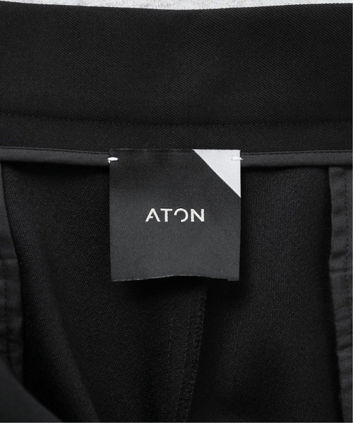 ATON（エイトン）の「【ATON / エイトン】BACK SATIN FIELD CARGO パンツ（カーゴパンツ・メンズ・ブラック・FREE）」の16枚目の写真