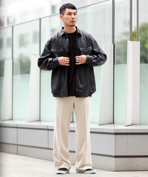 JOINT WORKS(ジョイントワークス)の「JW-F-LEATHER WESTERN シャツ(シャツ/ブラウス・メンズ・ブラック・SMALL/MEDIUM/LARGE)」の14枚目の写真