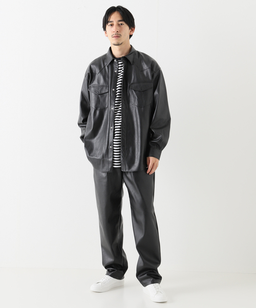 JOINT WORKS(ジョイントワークス)の「JW-F-LEATHER WESTERN シャツ(シャツ/ブラウス・メンズ・ブラック・SMALL/MEDIUM/LARGE)」の13枚目の写真