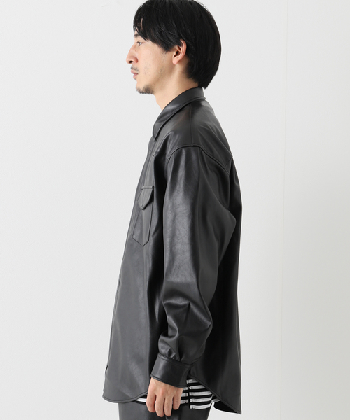 JOINT WORKS(ジョイントワークス)の「JW-F-LEATHER WESTERN シャツ(シャツ/ブラウス・メンズ・ブラック・SMALL/MEDIUM/LARGE)」の11枚目の写真