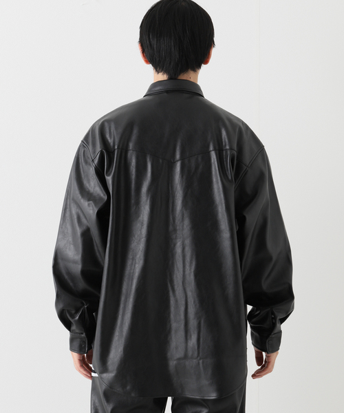 JOINT WORKS(ジョイントワークス)の「JW-F-LEATHER WESTERN シャツ(シャツ/ブラウス・メンズ・ブラック・SMALL/MEDIUM/LARGE)」の10枚目の写真