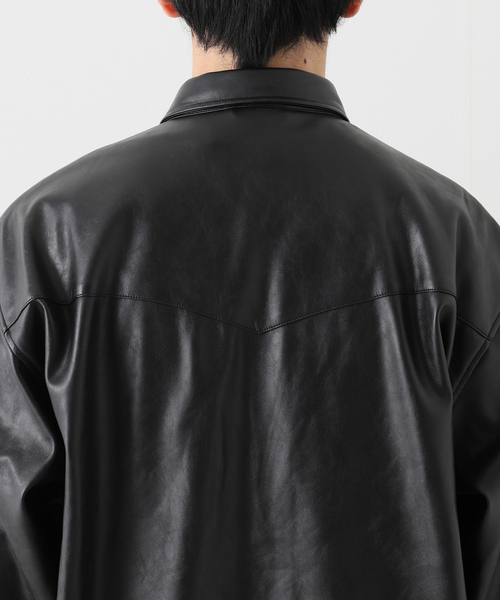 JOINT WORKS(ジョイントワークス)の「JW-F-LEATHER WESTERN シャツ(シャツ/ブラウス・メンズ・ブラック・SMALL/MEDIUM/LARGE)」の8枚目の写真