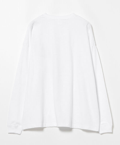 Ray BEAMS（レイビームス）の「VEIL / SPACE ロングスリーブ Tシャツ（Tシャツ/カットソー・レディース・ホワイト/ブラック・ONE SIZE）」の7枚目の写真