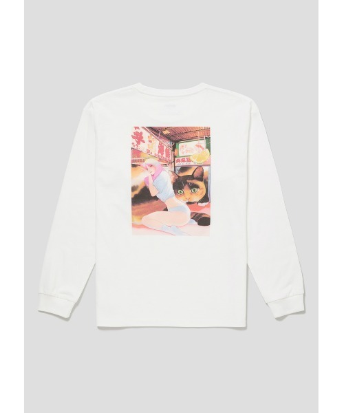 Design Tshirts Store graniph（デザイン　ティーシャツ　ストア　グラニフ）の「アイ ゴット ユー アンド ユー ゴット ミー(リトルサンダー)｜コラボ長袖Tシャツ（Tシャツ/カットソー・メンズ・ホワイト・SMALL/MEDIUM/LARGE/X-LARGE）」の7枚目の写真