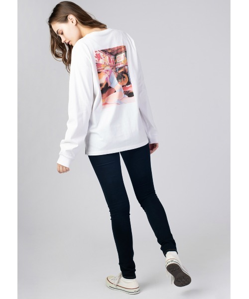 Design Tshirts Store graniph（デザイン　ティーシャツ　ストア　グラニフ）の「アイ ゴット ユー アンド ユー ゴット ミー(リトルサンダー)｜コラボ長袖Tシャツ（Tシャツ/カットソー・メンズ・ホワイト・SMALL/MEDIUM/LARGE/X-LARGE）」の5枚目の写真