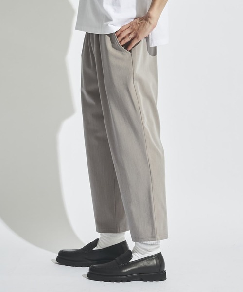 CPCM(シーピーシーエム)の「TRイージーワイドパンツ2(その他パンツ・メンズ・チャコールグレー/ライトグレー/ブラック/ベージュ/ブラウン/アイボリー/グレイッシュベージュ・FREE)」の7枚目の写真
