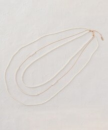 SHOO・LA・RUE | 【セレモニー】エコプチビーズネックレス(ネックレス)