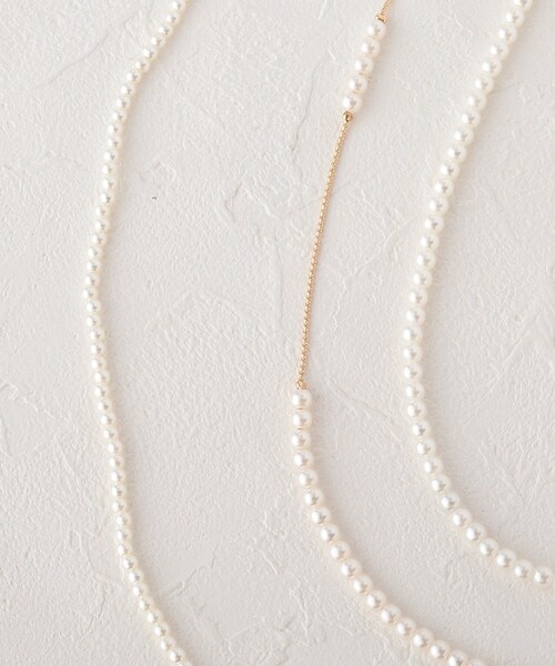 SHOO・LA・RUE(シューラルー)の「◆【セレモニー】エコプチビーズネックレス(ネックレス・レディース・シルバー/ゴールド・00)」の3枚目の写真