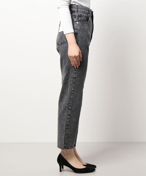 HONEYSUCKLE ROSE（ハニーサックルローズ）の「【HONEYSUCKLE ROSE】ハイウエストデニムパンツ（デニムパンツ・レディース・ブラック・S/M/L）」の3枚目の写真