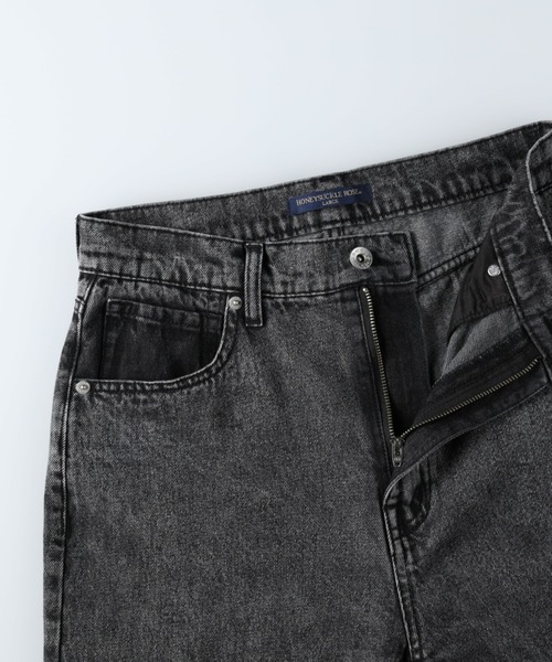 HONEYSUCKLE ROSE（ハニーサックルローズ）の「【HONEYSUCKLE ROSE】ハイウエストデニムパンツ（デニムパンツ・レディース・ブラック・S/M/L）」の6枚目の写真