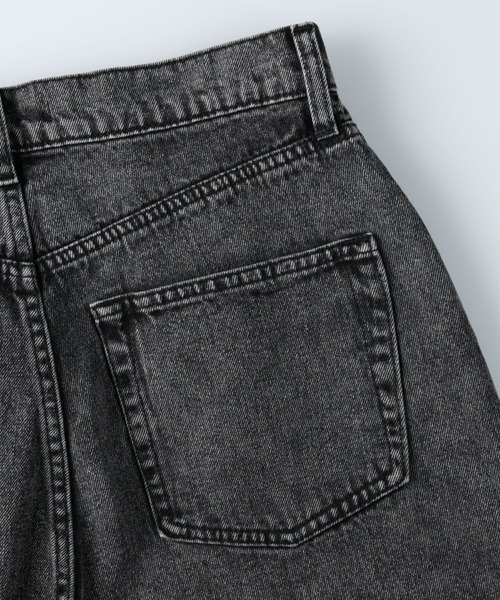 HONEYSUCKLE ROSE（ハニーサックルローズ）の「【HONEYSUCKLE ROSE】ハイウエストデニムパンツ（デニムパンツ・レディース・ブラック・S/M/L）」の7枚目の写真