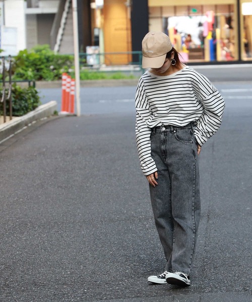 HONEYSUCKLE ROSE（ハニーサックルローズ）の「【HONEYSUCKLE ROSE】ハイウエストデニムパンツ（デニムパンツ・レディース・ブラック・S/M/L）」の11枚目の写真