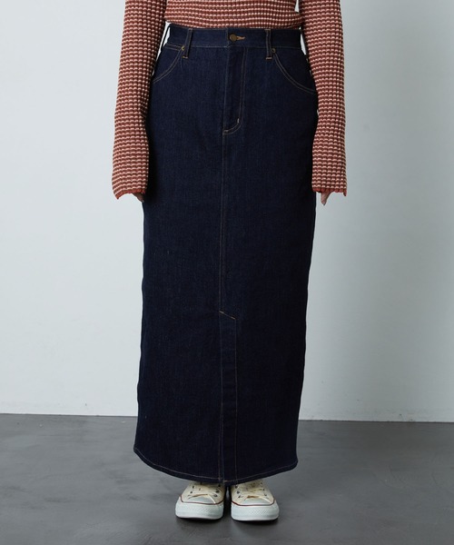 FREAK'S STORE（フリークスストア）の「デニムロングスカート(タイトスカート)（デニムスカート・レディース・インディゴブルー/ブラック・マルチサイズ）」の17枚目の写真