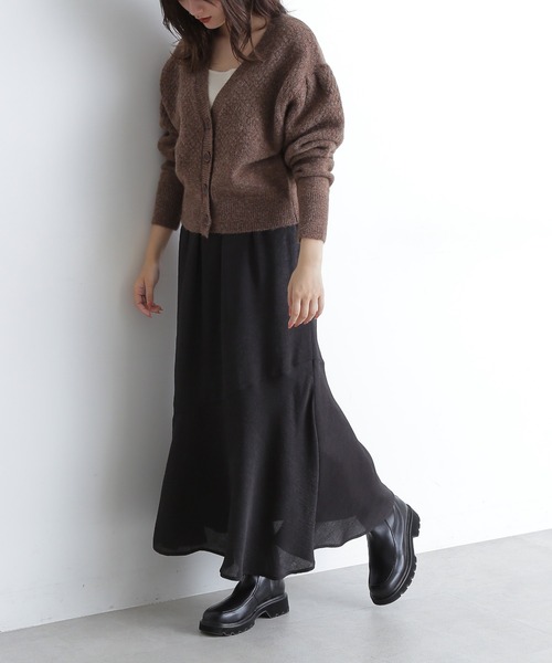 FREE'S MART（フリーズマート）の「【インフルエンサー森下愛里沙さんレコメンド】◆ストレートカットミドルブーツ（ブーツ・レディース・ブラック/ベージュ・23.0cm/24.0cm）」の6枚目の写真