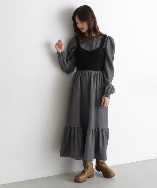 FREE'S MART（フリーズマート）の「【インフルエンサー森下愛里沙さんレコメンド】◆ストレートカットミドルブーツ（ブーツ・レディース・ブラック/ベージュ・23.0cm/24.0cm）」の5枚目の写真