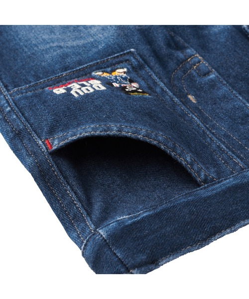 DOUBLE_B（ダブルビー）の「Mr.Bストレッチデニムパンツ（デニムパンツ・キッズ・インディゴブルー・90cm/110cm/100cm/120cm/130cm/80ｃｍ）」の6枚目の写真
