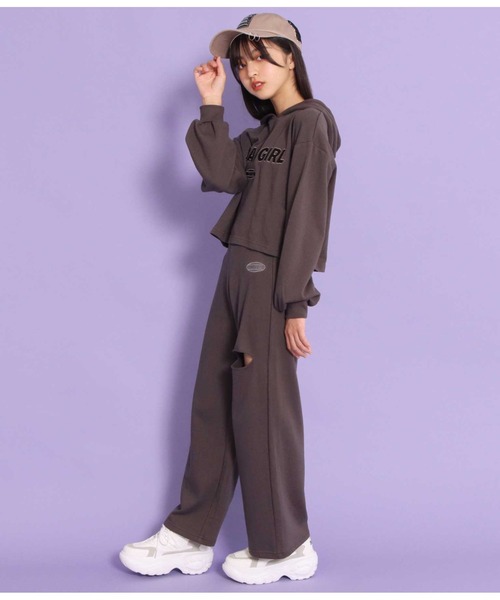 ANAP GiRL（アナップガール）の「裏毛セットアップ（パーカー