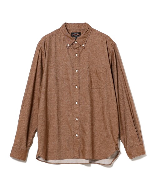 BEAMS PLUS（ビームスプラス）の「B.D. Flannel Solid（シャツ/ブラウス・メンズ・ネイビー/グレー/オフホワイト/グリーン系その他3/オリーブ/ミント/ブラウン・SMALL/MEDIUM/LARGE/X-LARGE/X-SMALL/XX-LARGE）」の4枚目の写真