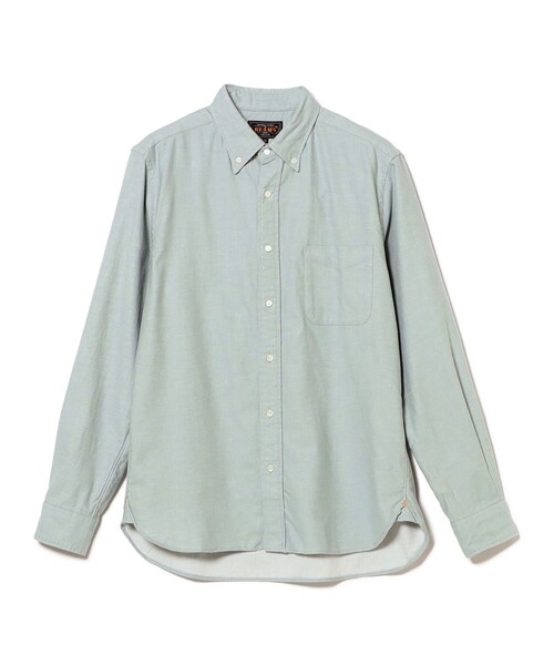 BEAMS PLUS（ビームスプラス）の「B.D. Flannel Solid（シャツ/ブラウス・メンズ・ネイビー/グレー/オフホワイト/グリーン系その他3/オリーブ/ミント/ブラウン・SMALL/MEDIUM/LARGE/X-LARGE/X-SMALL/XX-LARGE）」の6枚目の写真