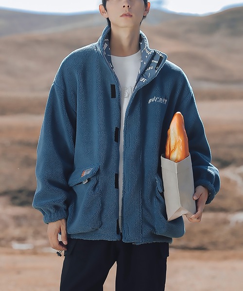 HOOK（フック）の「【HOOK】ストリート風リバーシブル2wayボア