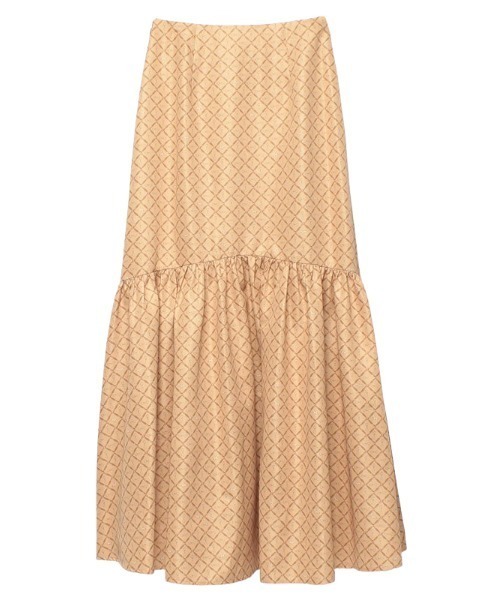 EIMY ISTOIRE（エイミーイストワール）の「ES horse patternギャザーマーメードスカート（スカート・レディース・ブラック/アイボリー/ベージュ・SMALL/MEDIUM）」の12枚目の写真