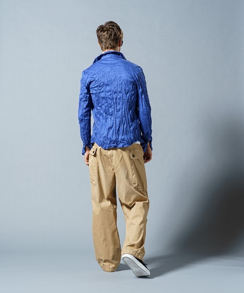 wjk(ダヴルジェイケイ)の「ms4847-4 hook shirt シャツ(シャツ/ブラウス・メンズ・ライトピンク/ブルー/ホワイト・S/XL/L/M)」の12枚目の写真