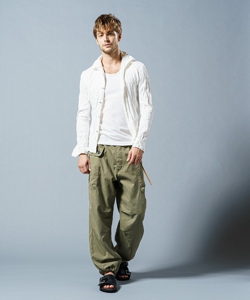 wjk(ダヴルジェイケイ)の「ms4847-4 hook shirt シャツ(シャツ/ブラウス・メンズ・ライトピンク/ブルー/ホワイト・S/XL/L/M)」の19枚目の写真