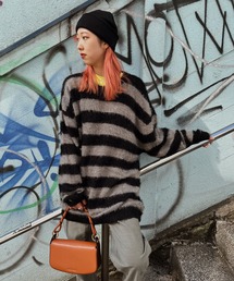 【ROOPTOKYO限定】フェザーヤーンニット クルーネックニット