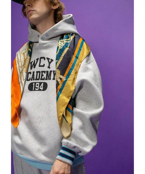 MONKEY TIME（モンキータイム）の「＜monkey time＞ SILK SWCG SCARF 85/スカーフ（マフラー・メンズ・ネイビー/ブラウン・FREE）」の10枚目の写真