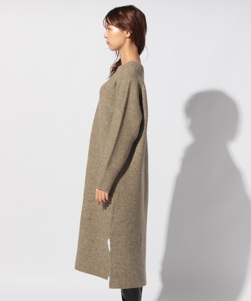 BAYFLOW（ベイフロー）の「ブークレロゴニットワンピ（ワンピース・レディース・イエロー/ブルー/モカ・FREE）」の11枚目の写真