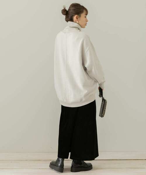 URBAN RESEARCH Sonny Label（アーバンリサーチサニーレーベル）の「裏起毛スウェットタートルプルオーバー（Tシャツ/カットソー・レディース・ブラック/ブラウン/ホワイト系その他・FREE）」の8枚目の写真